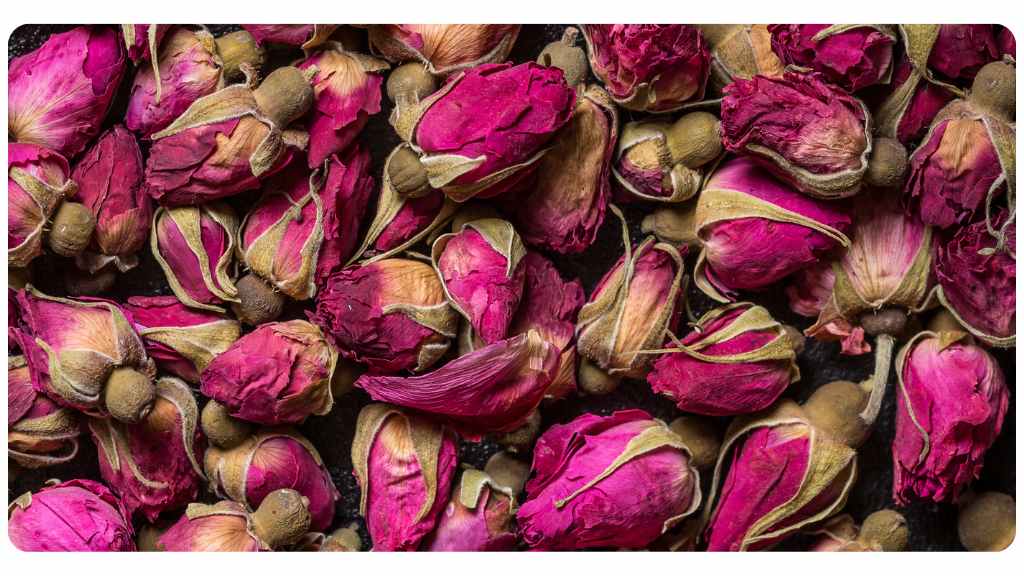 herbs for love - dried rose